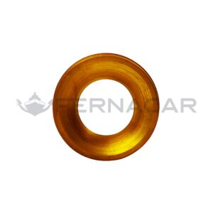 Anilla acanalada de bronce